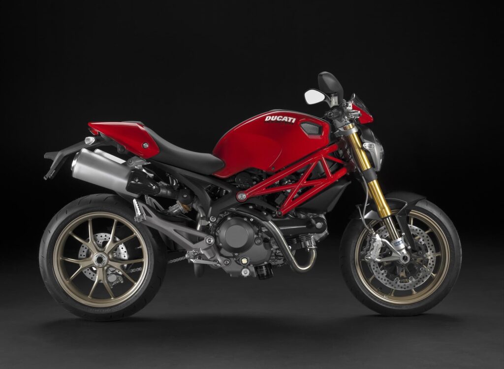 Ducati Monster 1100 S Red RHS studio