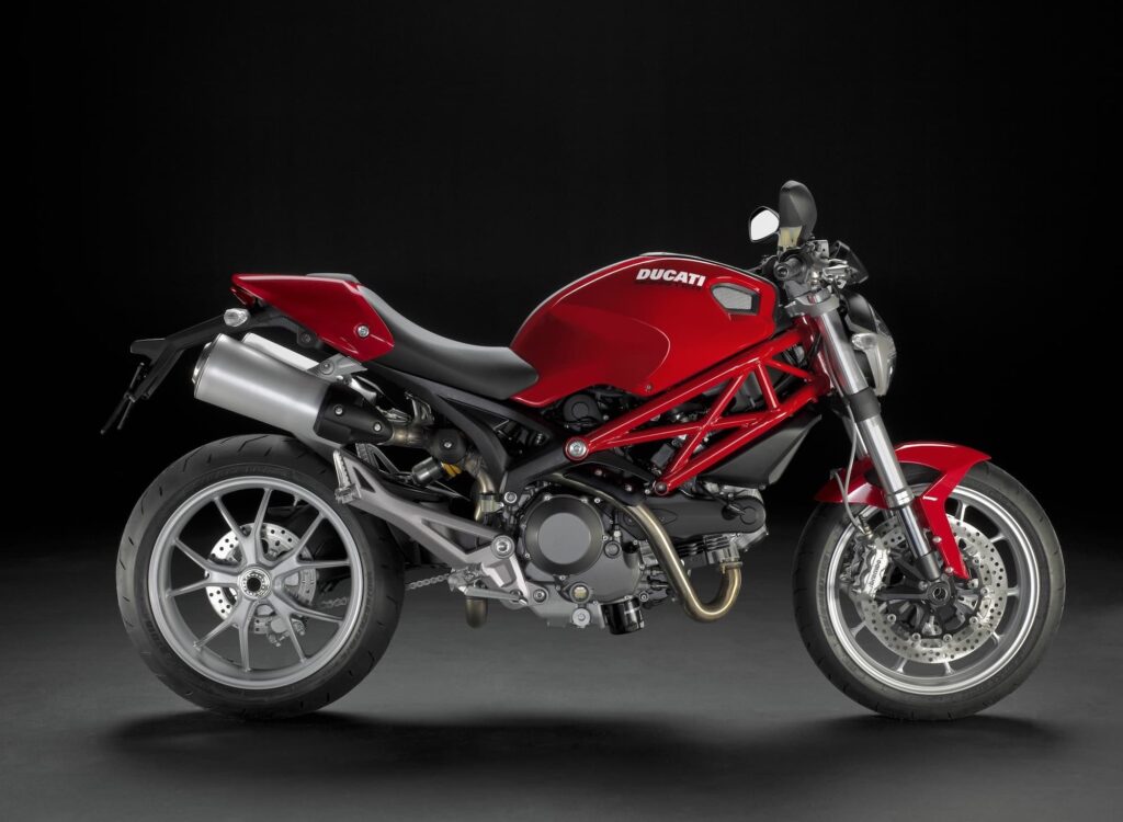 Ducati Monster 1100 base model red lhs studio studio