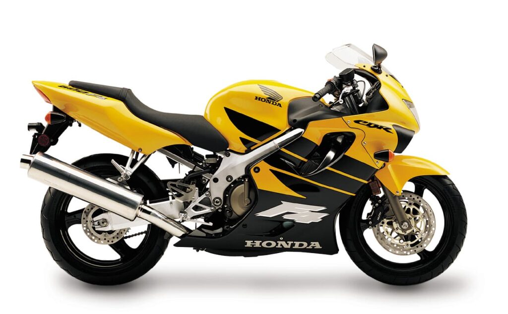 1999 Honda CBR600F4 yellow