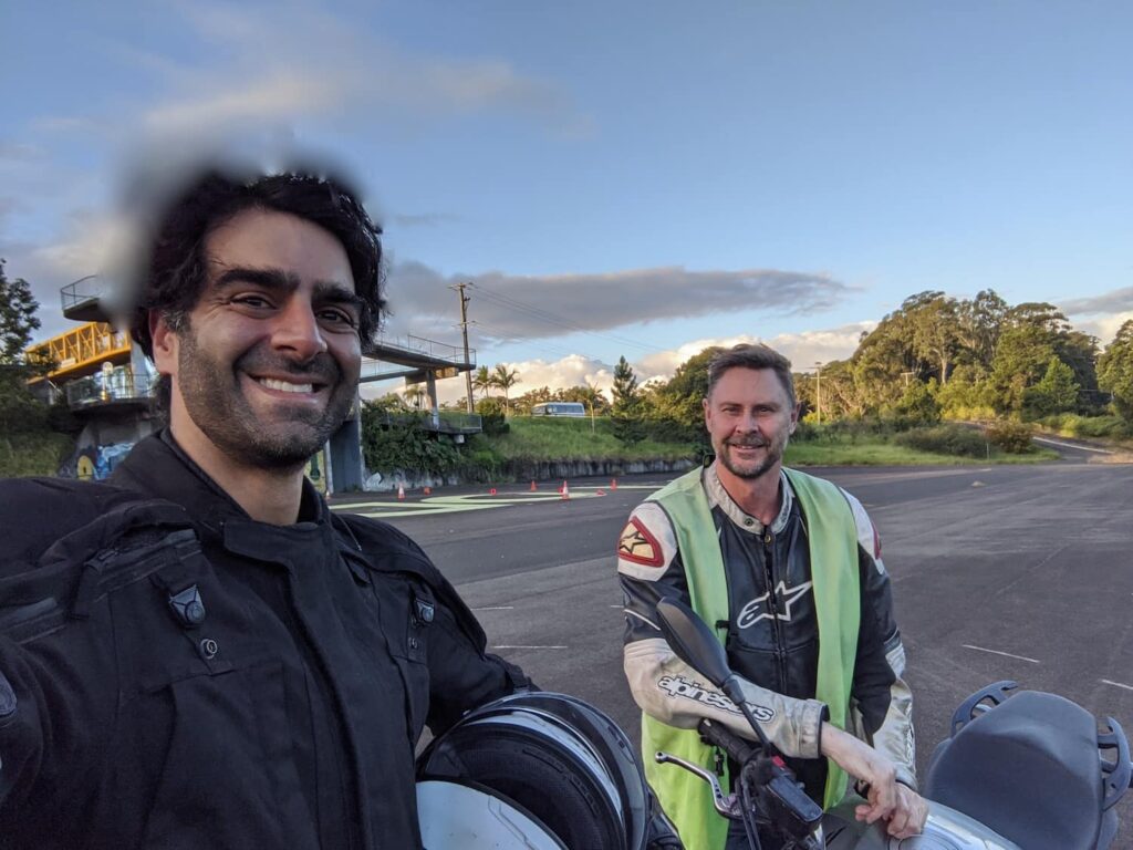 queensland motorcycle school review - dana and mark