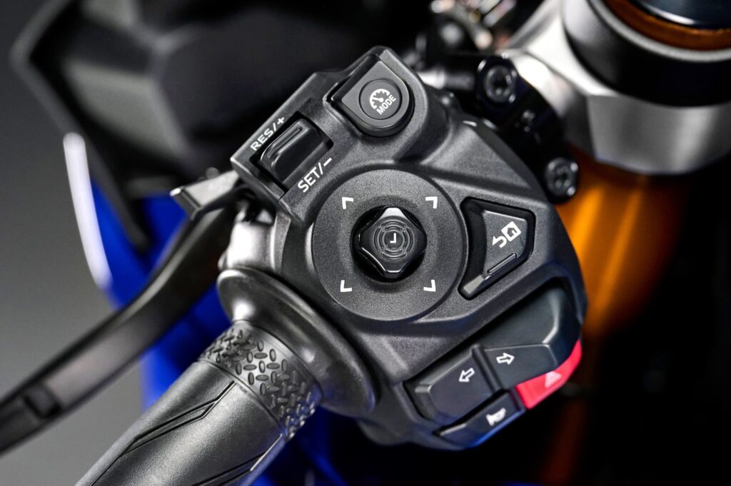 All the Motorcycles with Cruise Control — The Cheapest, the Coolest, and the Rest 49 2026 Yamaha YZF-R7 Switch Gear