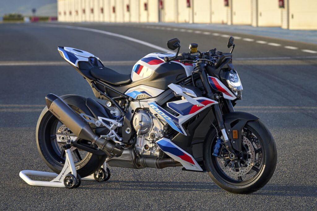 BMW M 1000 RR RHS static on track