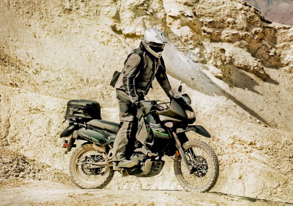 The Kawasaki KLR650, an apocalypse motorcycle that could survive any adventure