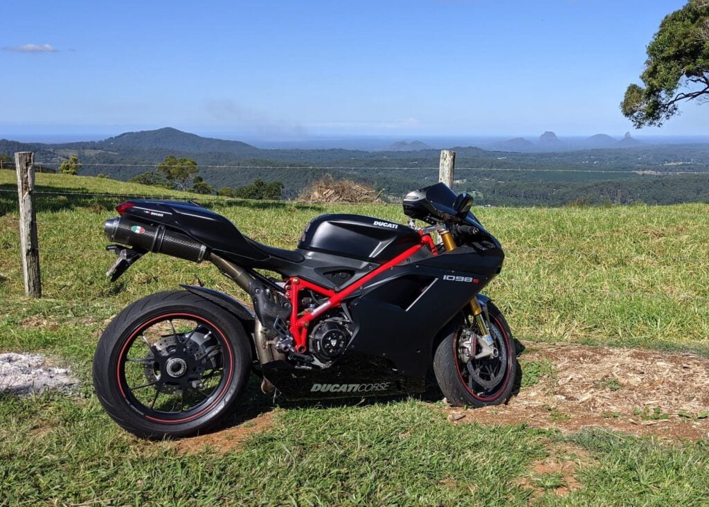 Ducati 1098s at Glasshouse Mountains