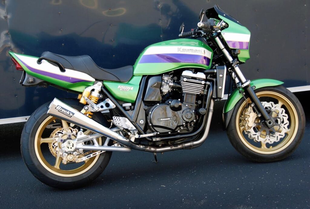 Second Eddie Lawson Replica, the ZRX1100, with a Brock's exhaust