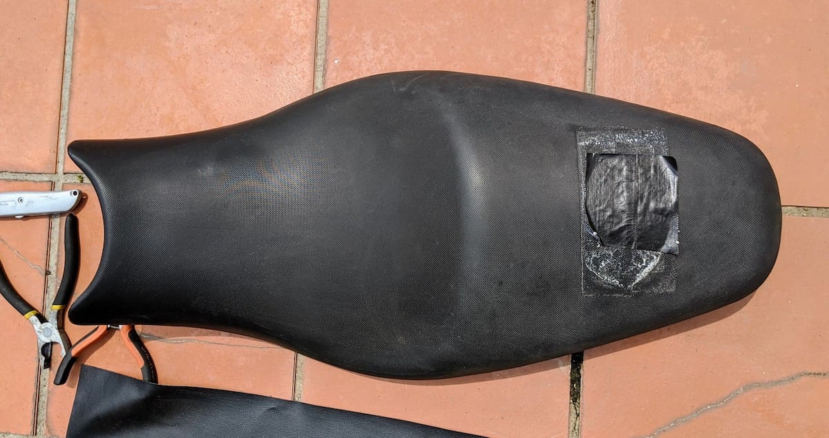 How to Reupholster a Motorcycle Seat Motofomo