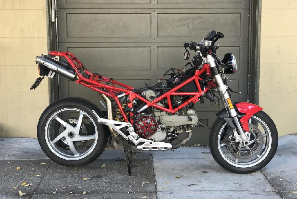 Multistrada 1000DS — difficult to service, so I regretted buying it