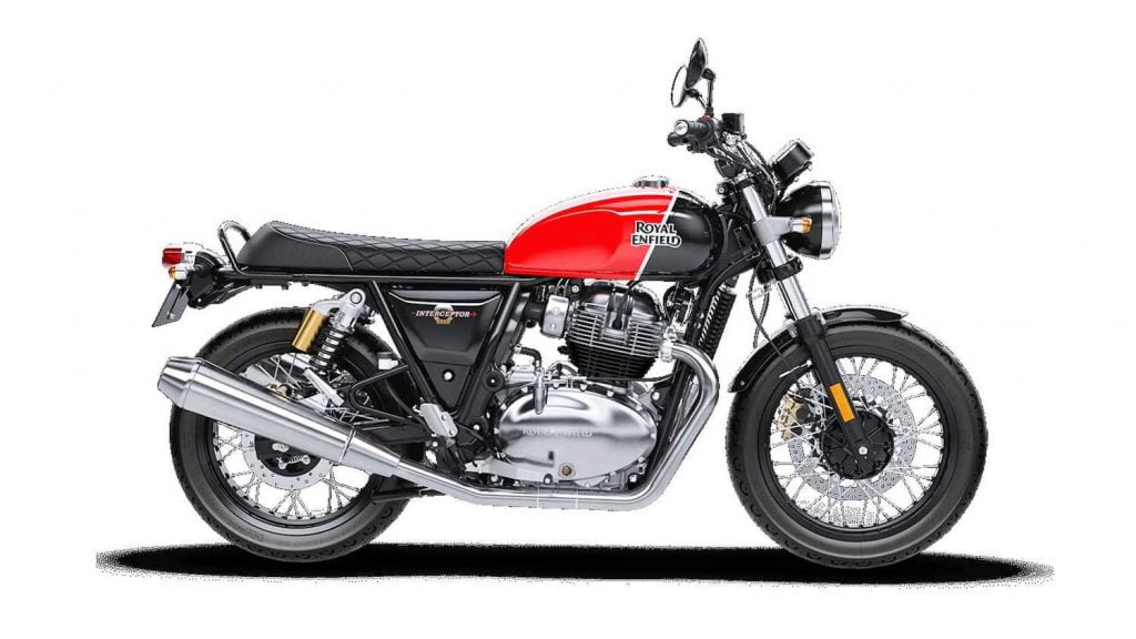 Royal Enfield Interceptor 650 — parallel twin 650cc with a 270-degree crank