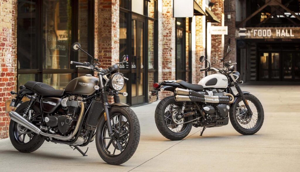 Triumph Street Twin and Street Scrambler, beautiful motorcycles
