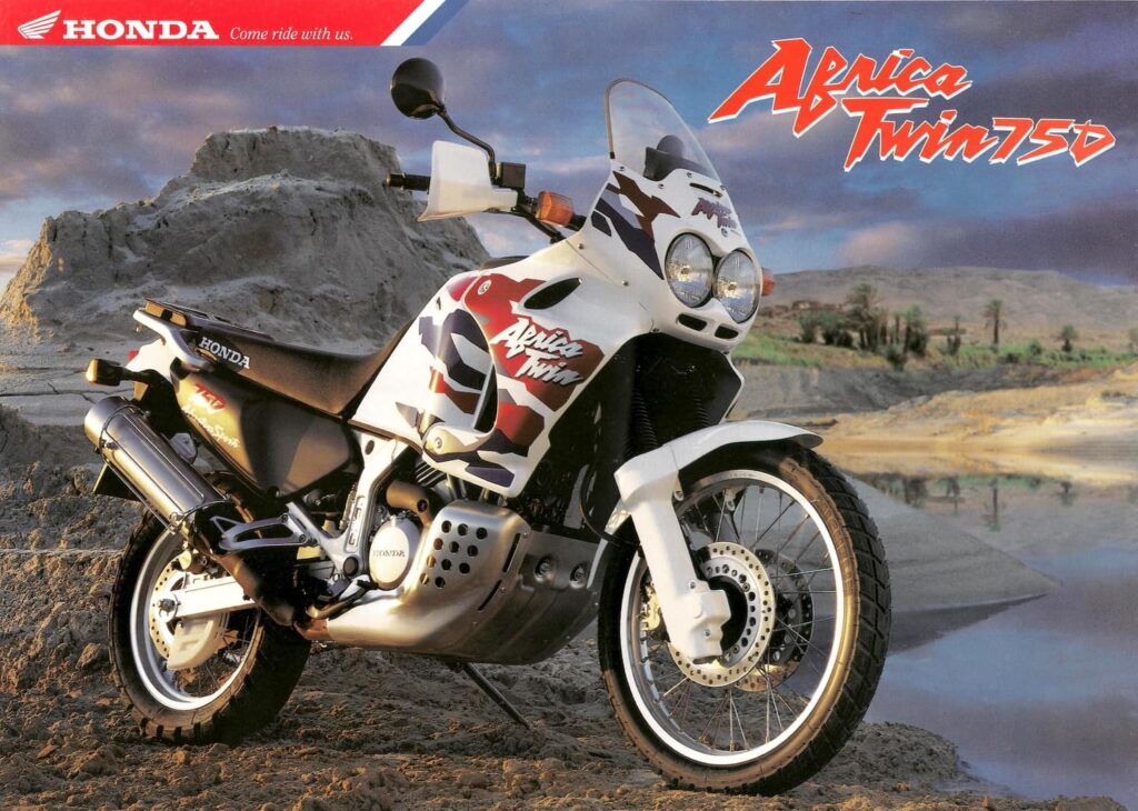 The original Honda Africa twin - photo from brochure