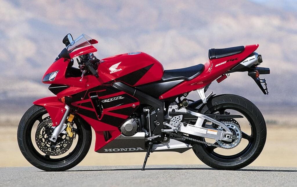 2004 CBR600RR in red and black
