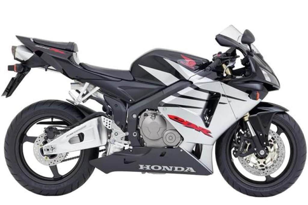 2005 Black and Silver Honda CBR600RR