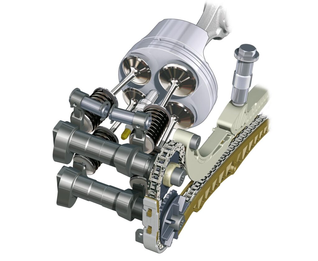 2009 BMW R 1200 GS Camhead engine valve control