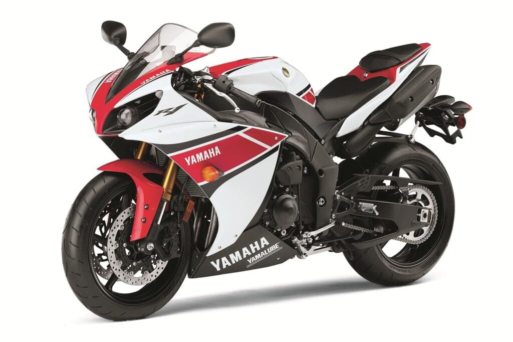 2012 Yamaha YZF-R1 Red and White