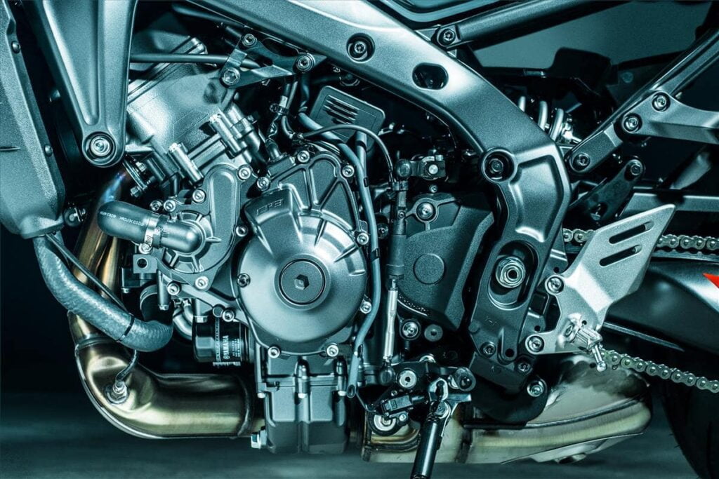 2021 Yamaha MT-09 engine improvements