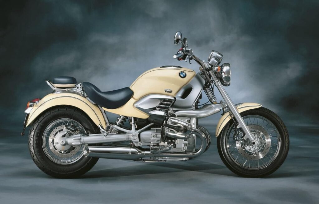 Champagne BMW R1200C Avantgarde studio photo