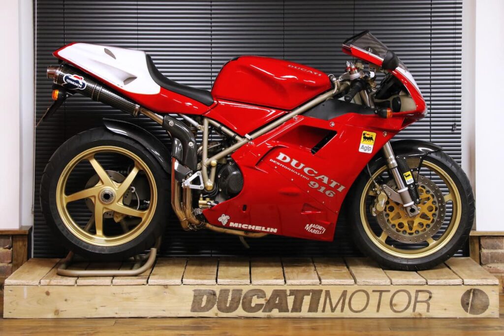 The Ducati 916 SPS, a highly unobtainable Ducati 916 model