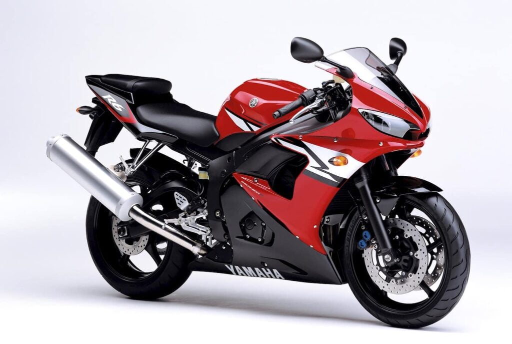 The first fuel-injected Yamaha R6, released in 2003