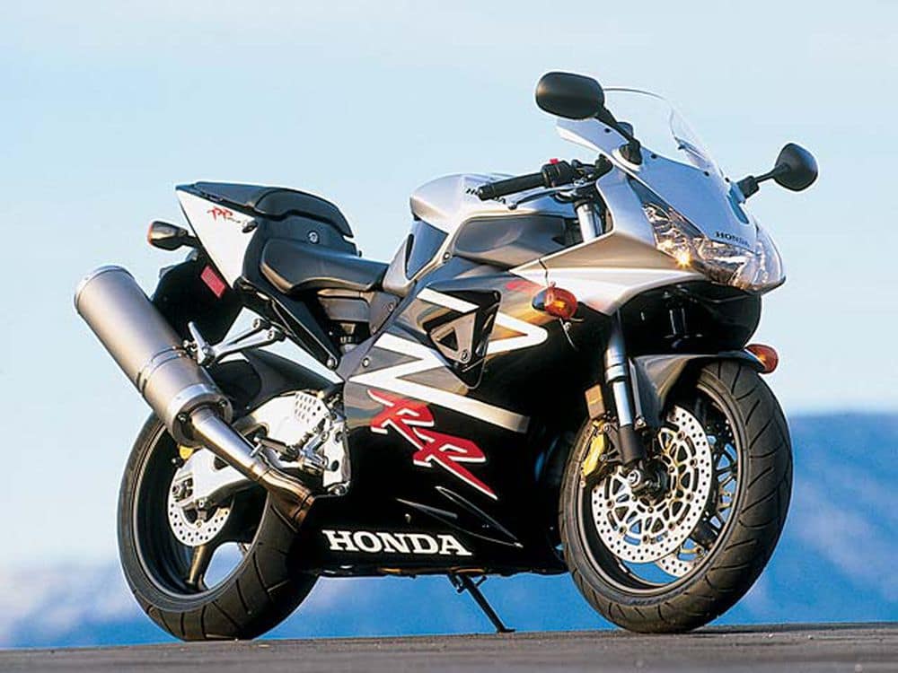 Honda CBR954RR FireBlade in silver and black