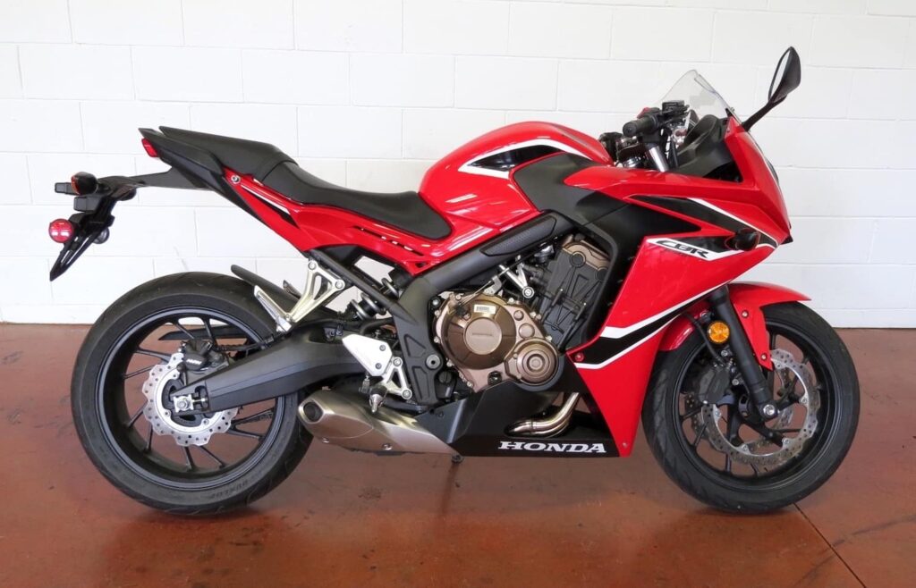 The Honda CBR650F - immediate predecessor to the CBR650R