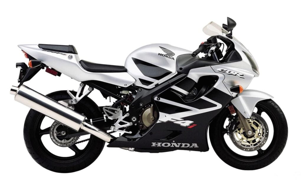Honda CBR600F4i white and black