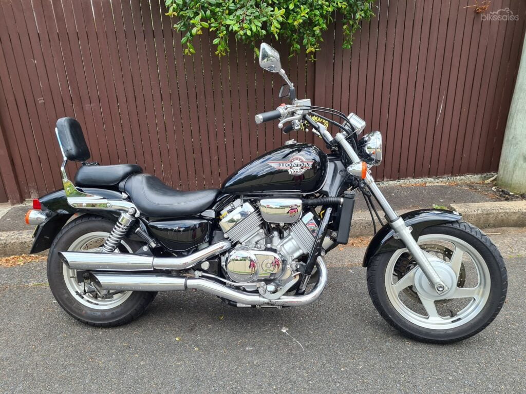 A Honda VF750C Magna I saw for sale recently (sadly, too far from me)