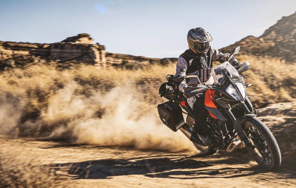 KTM's Adventure 390 with cornering ABS