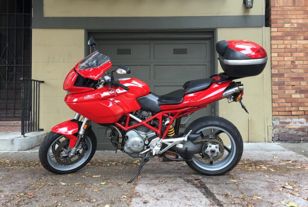 Original 2003 Ducati Multistrada 1000DS with all fairings