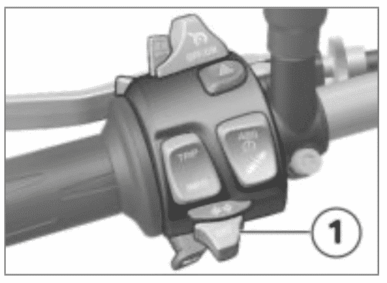 bmw s1000R s1000RR manual - parking lights