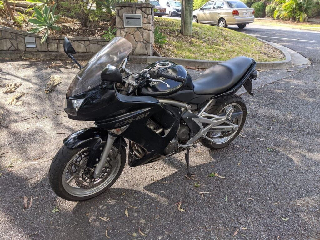 selling a motorcycle unregistered without buying an unregistered vehicle permit.
