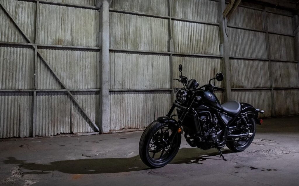 Honda rebel 1100 cruiser with cornering ABS