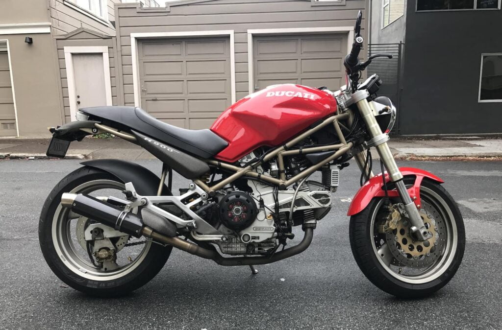 1997 ducati monster 750 race