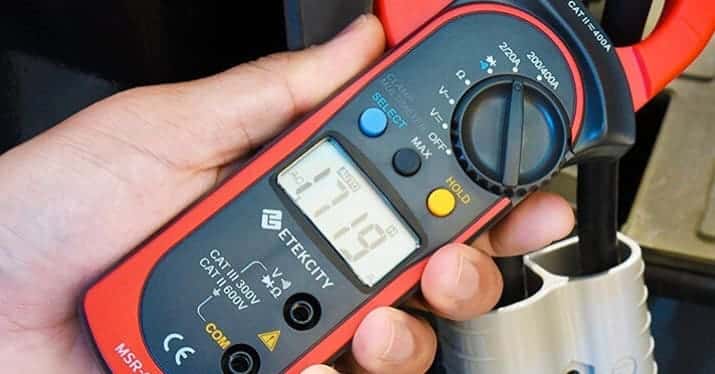 simple automotive multimeter to test charging system parameters