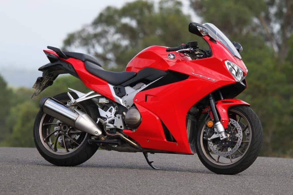 8th generation Honda VFR800F RHS red