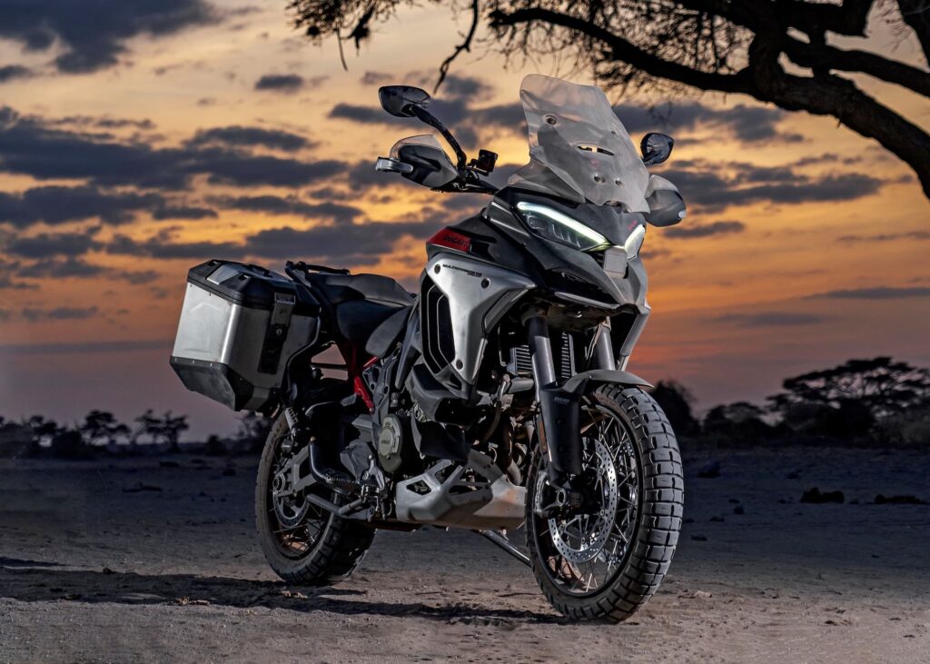 Ducati Multistrada V4 Rally RHS 3-4 static - modified