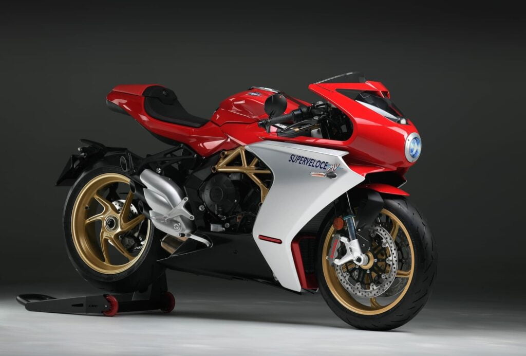 mv agusta superveloce with cornering abs