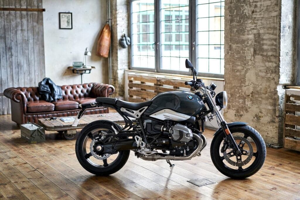 2021 BMW R nineT Pure in an apartment