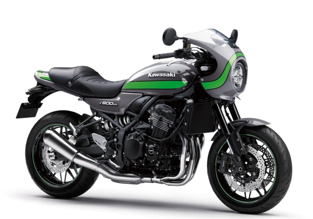 2019 Kawasaki Z900RS Vintage lime green and ebony grey