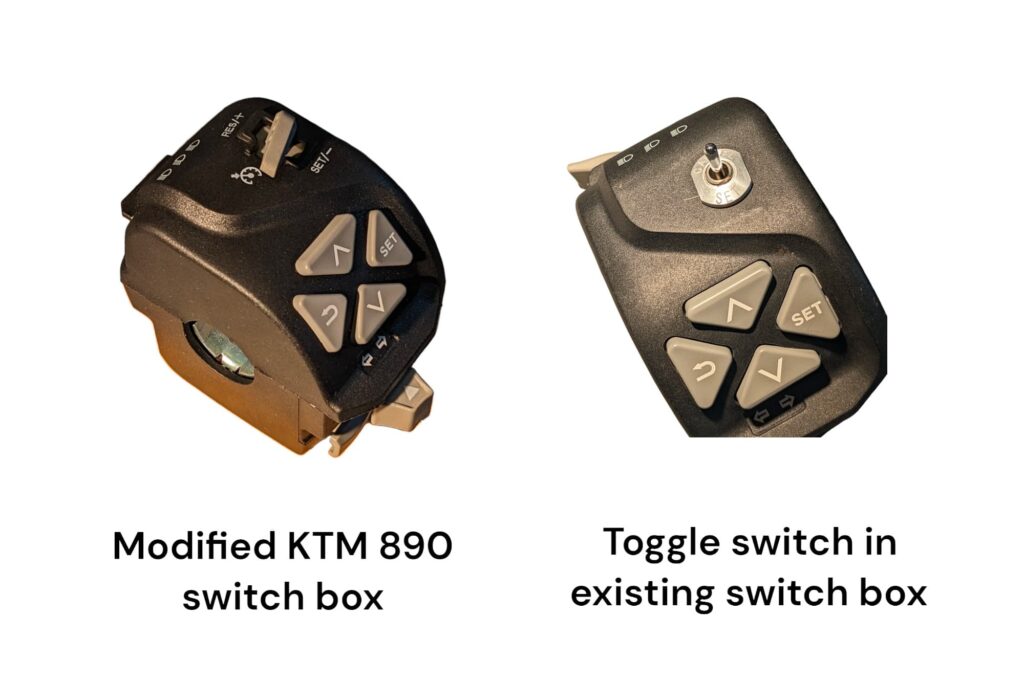 Veridian Cruise electronic cruise control options for KTM