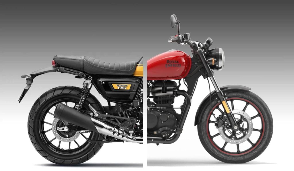 Honda CB350RS vs Royal Enfield Meteor 350