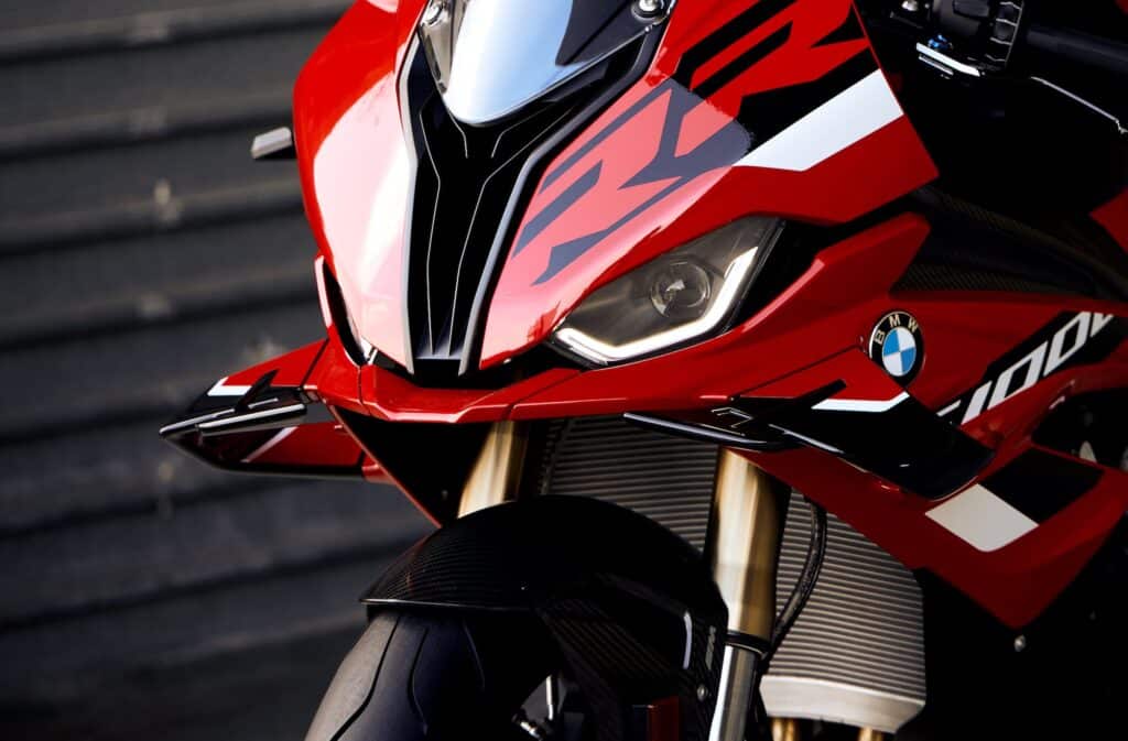 2023 Gen 5 BMW S 1000 RR front winglets and lights look