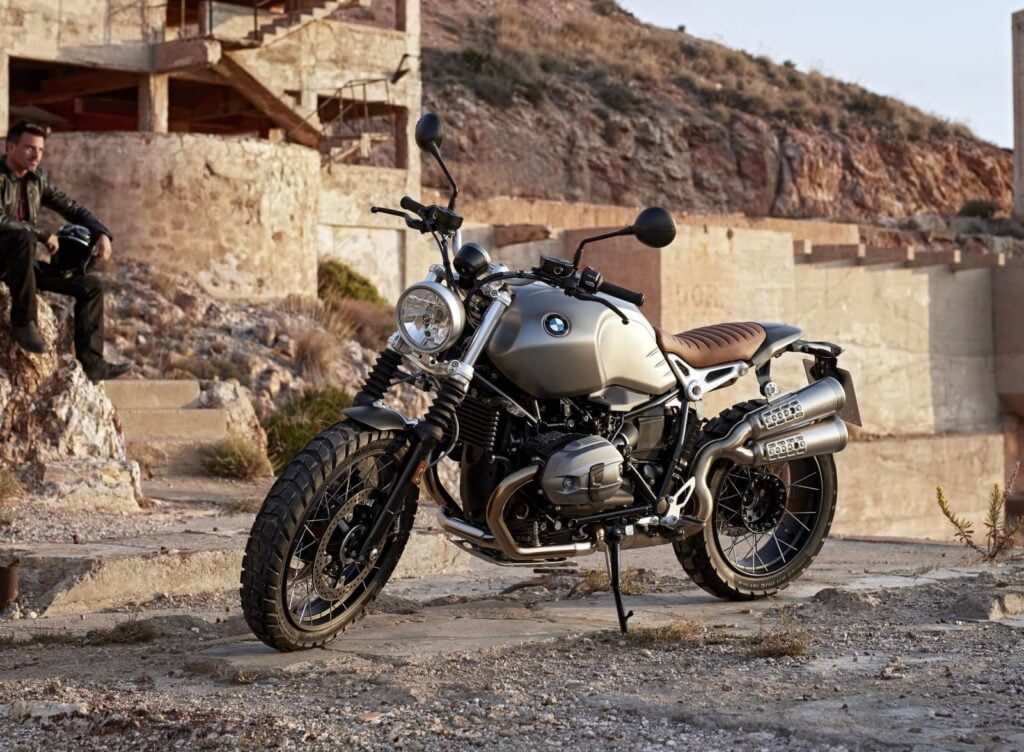 BMW R nineT Scrambler air-cooled motorcycle