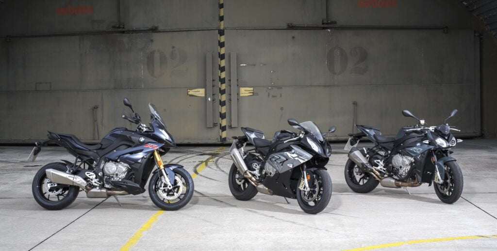 BMW S 1000 XR S 1000 RR S 1000 R side by side