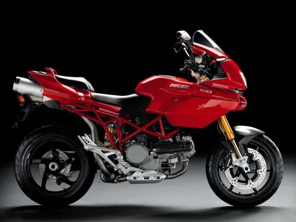 Ducati Multistrada 1100S red