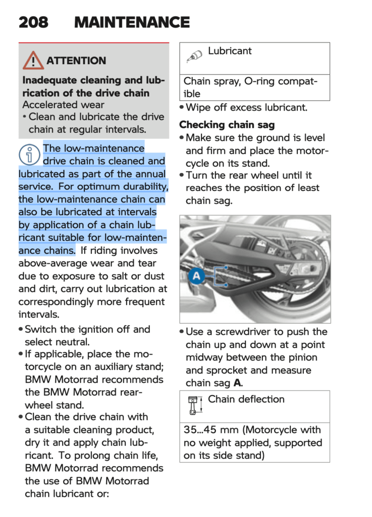 bmw m endurance chain cost