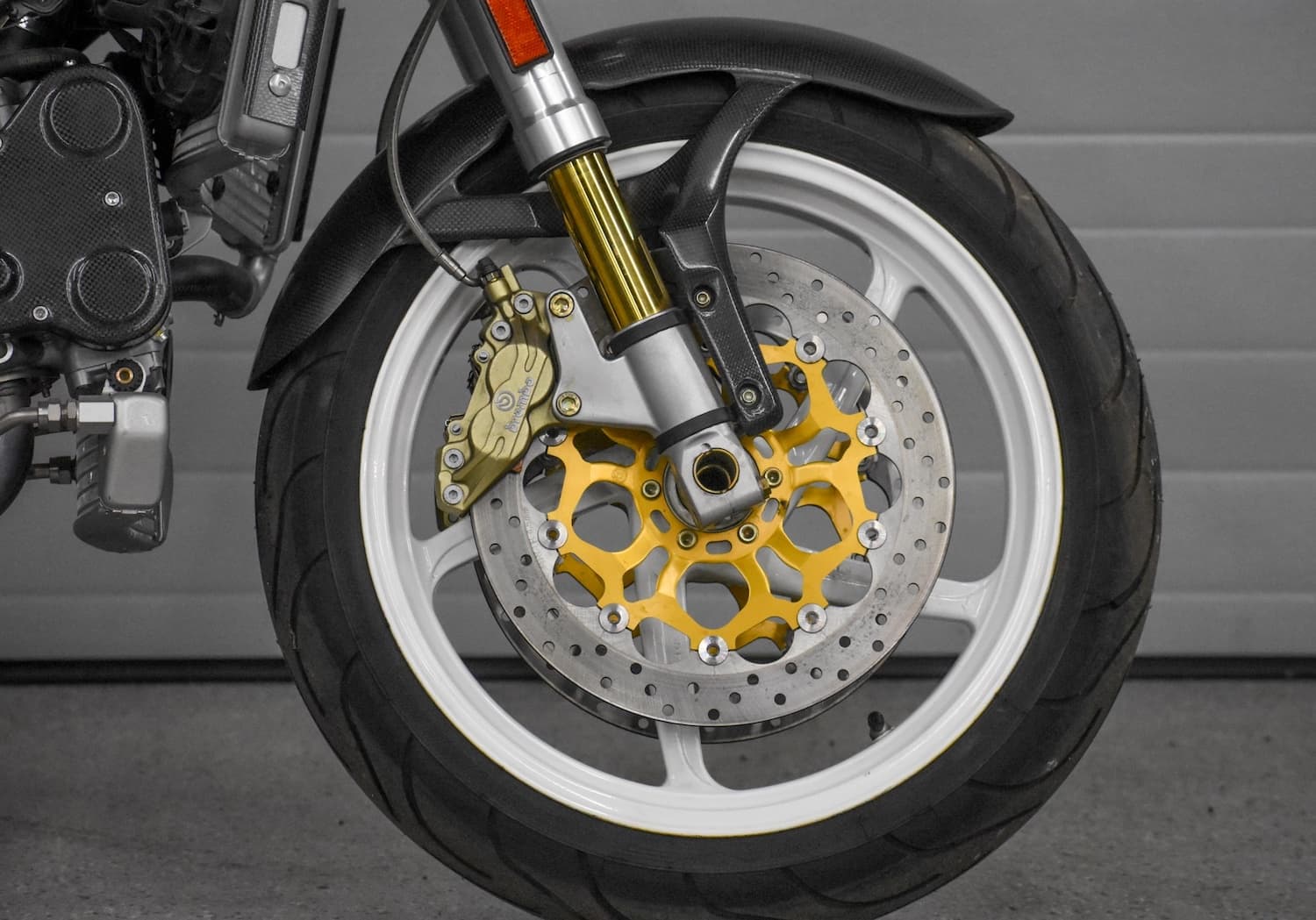 Ducati Monster S4R front wheel and suspension