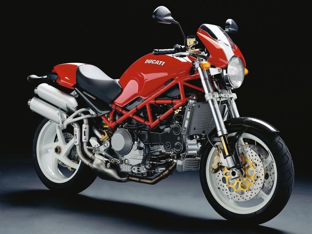 Ducati Monster S4R red front diagonal