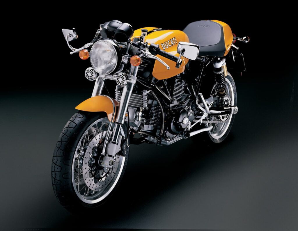 Ducati SportClassic Sport 1000 Monoposto front yellow LHS