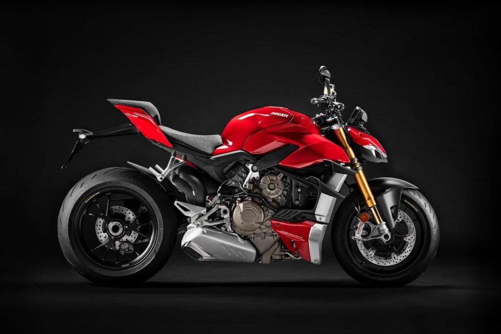 2020 Ducati Streetfighter V4 S Red RHS studio