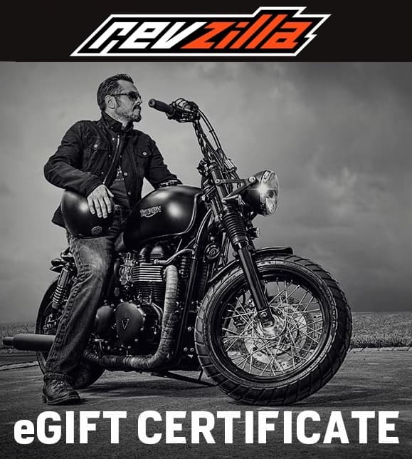Gifts for motorcycle lovers — Revzilla gift voucher